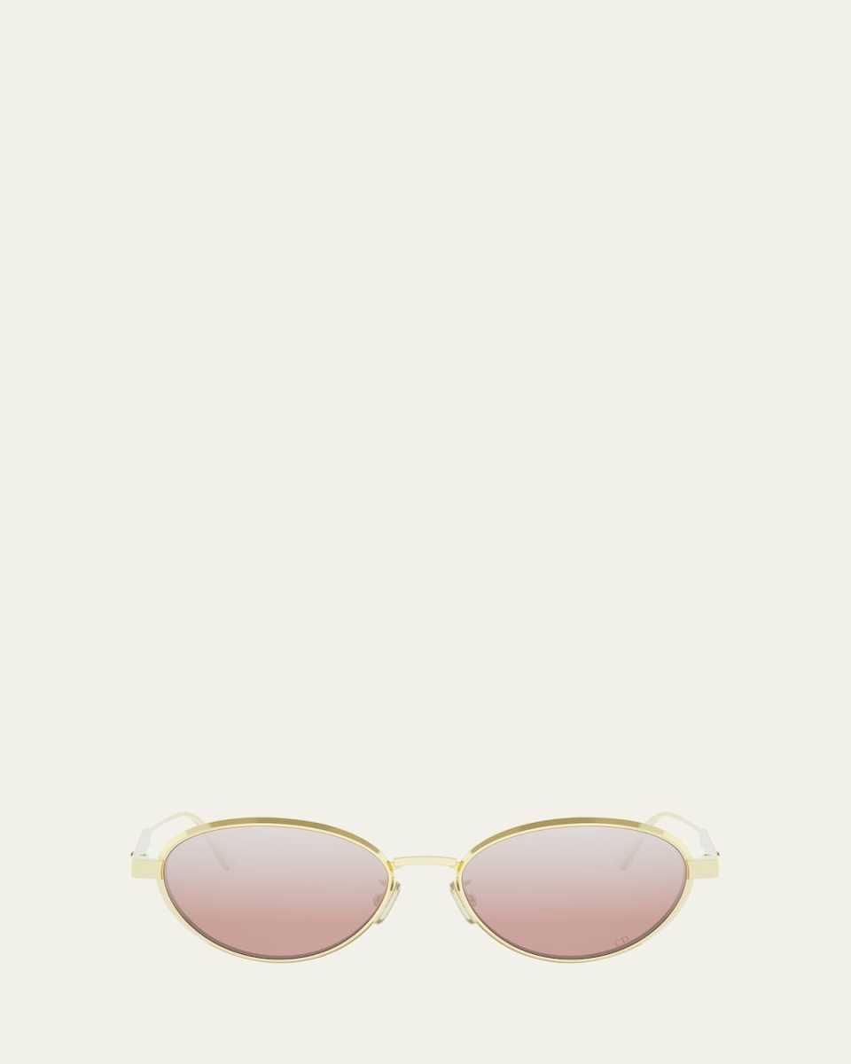 DiorCannage S2U 55MM Rectangular Sunglasses